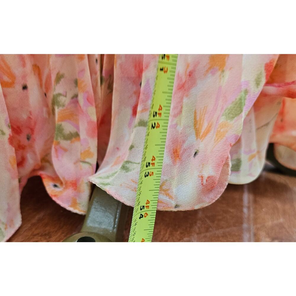 MINT ASTR The Label Wilder Pleated Tiered Maxi Party Wedding Dress Gown L - Picture 9 of 15